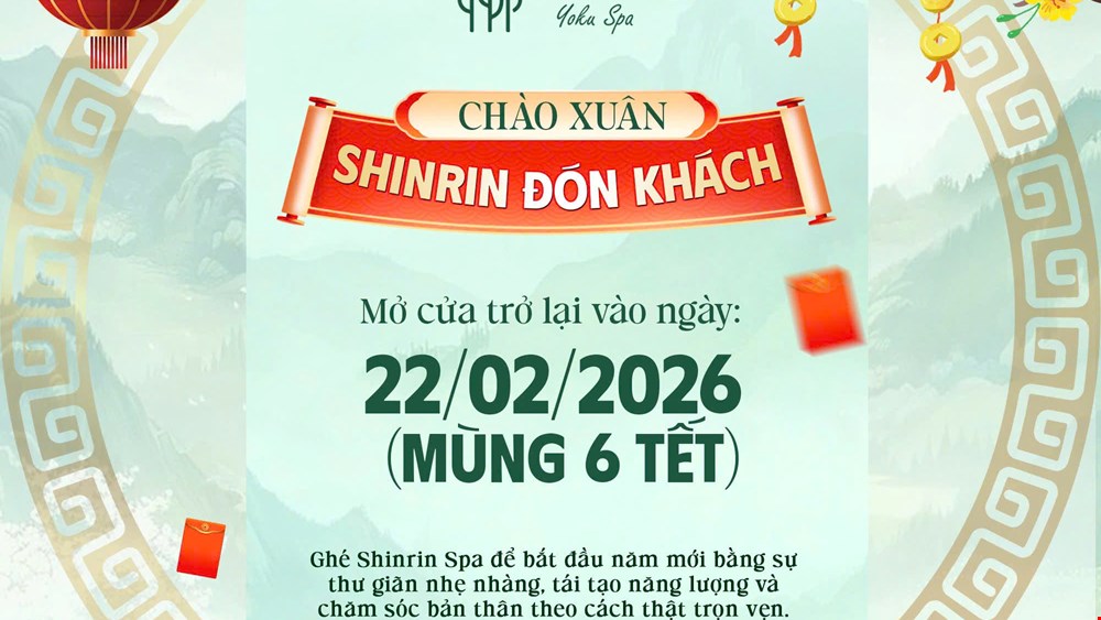 🌿 SHINRIN WELCOMES SPRING – OPEN TO SERVE YOU 🌿